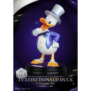 Disney 100th Estatua Master Craft Tuxedo Donald Duck (Platinum Ver.)