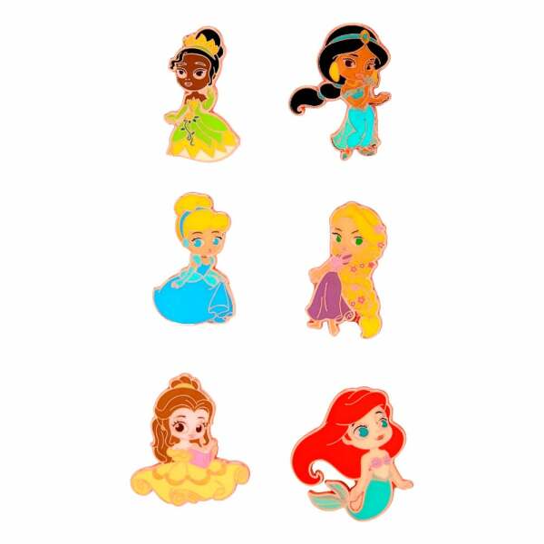 Disney Loungefly POP! Pin Chapas esmaltadas Princess Chibi 4 cm Surtido (12) - Collector4U