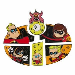 Disney Pixar Loungefly POP! Pin Chapas esmaltadas Incredibles 3 cm Surtido (12) - Collector4U