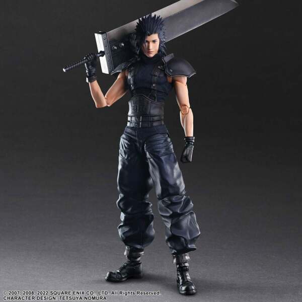 Final Fantasy VII Crisis Core Reunion Play Arts Kai Figura Zack Fair Soldier 1St Class 27 cm