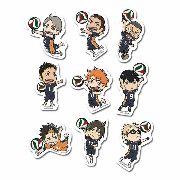 Haikyu!! Set de Pegatinas Karasuno SD Die-Cut - Collector4U