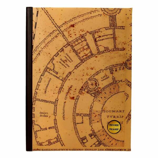 Harry Potter Libreta con luz Mapa del Merodeador - Collector4U