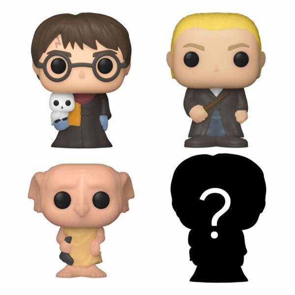 Harry Potter Pack de 4 Figuras Bitty POP! Vinyl Harry 2,5 cm