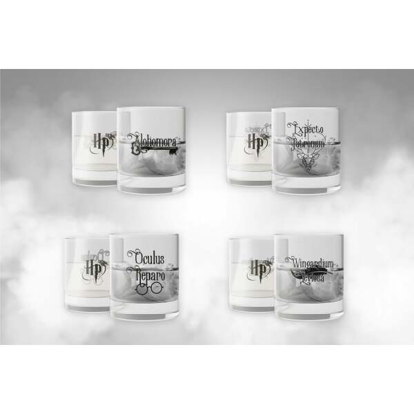 Harry Potter Pack de 4 Vasos  Spells - Collector4U