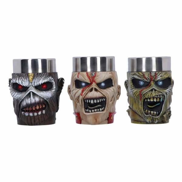 Iron Maiden Pack de 3 Vasos de Chupito Eddie