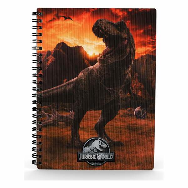 Jurassic World Libreta Efecto 3D Into The Wild - Collector4U