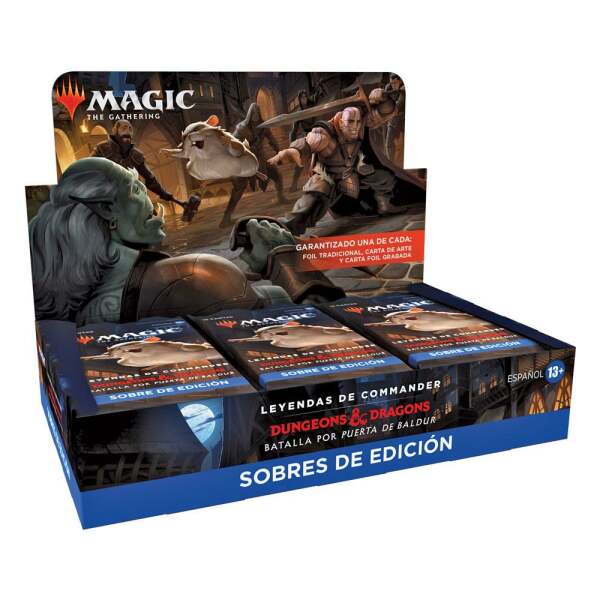 Magic the Gathering Leyendas de Commander: Batalla por Puerta de Baldur Caja de Sobres de Edición (18) castellano - Collector4U