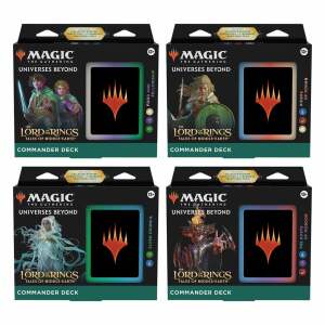 Magic the Gathering The Lord of the Rings: Tales of Middle-earth Mazos de Commander Caja (4) inglés - Collector4U