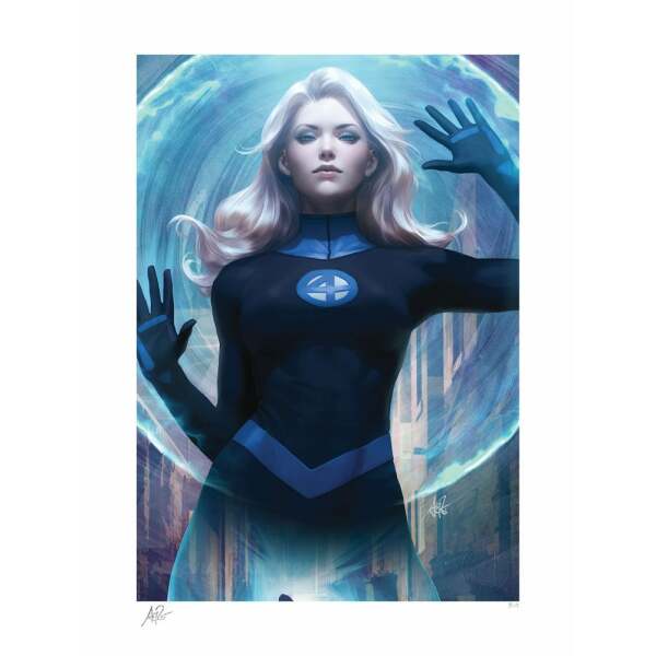 Marvel Litografia Sue Storm: Invisible Woman 46 x 61 cm – sin marco - Collector4u.com