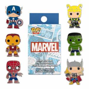 Marvel Loungefly POP! Pin Chapas esmaltadas Group 3 cm Surtido (12) - Collector4U