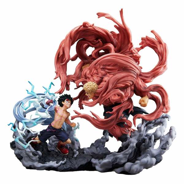 My Hero Academia Estatua PVC Super Situation Izuku Midoriya vs. Muscular 30 cm - Collector4u.com