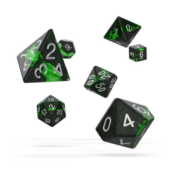 Oakie Doakie Dice Dados RPG-Set Enclave - Emerald (7) - Collector4U