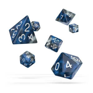 Oakie Doakie Dice Dados RPG-Set Gemidice - Liquid Steel (7) - Collector4U