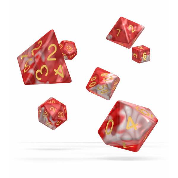 Oakie Doakie Dice Dados RPG-Set Gemidice - Red Sky (7) - Collector4U