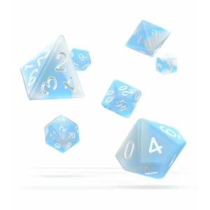 Oakie Doakie Dice Dados RPG-Set Glow in the Dark - Arctic (7) - Collector4U