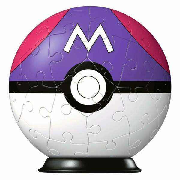 Pokémon Puzzle 3D Pokéballs: Master Ball (54 piezas)