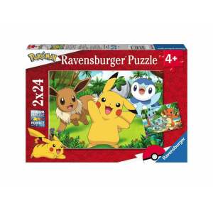 Pokémon Puzzle para niños XXL Pikachu & Friends (2 x 24 piezas)