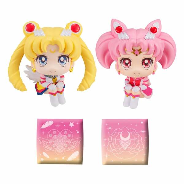 Sailor Moon Cosmos The Movie Look Estatuas PVC Look Up Eternal Sailor Moon & Eternal Sailor Chibi Moon LTD Ver. 11 cm - Collector4U.com