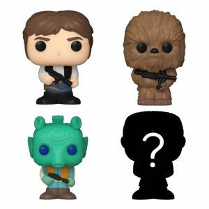 Star Wars Pack de 4 Figuras Bitty POP! Vinyl Han Solo 2,5 cm - Collector4U