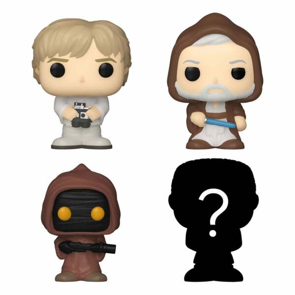 Star Wars Pack de 4 Figuras Bitty POP! Vinyl Luke 2,5 cm - Collector4U