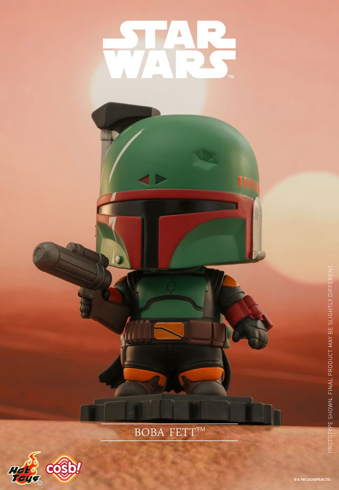 Star Wars: The Mandalorian Minifigura Cosbi Boba Fett Black 8 cm