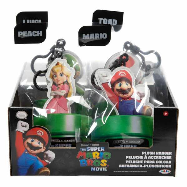 Super Mario Bros. La película Llaveros Peluche 8 cm Surtido (12) - Collector4U