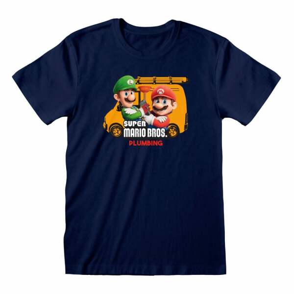 Super Mario Bros Camiseta Plumbing Fashion talla L - Collector4U.com