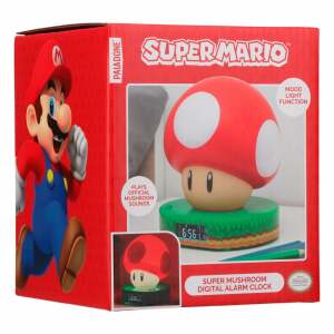 Super Mario despertador con luz Super Mushroom - Collector4U