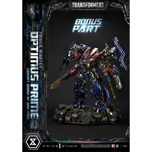 Transformers Museum Masterline Estatua Powermaster Optimus Prime Concept by Josh Nizzi Ultimate Bonus Version 99 cm - Collector4U.com