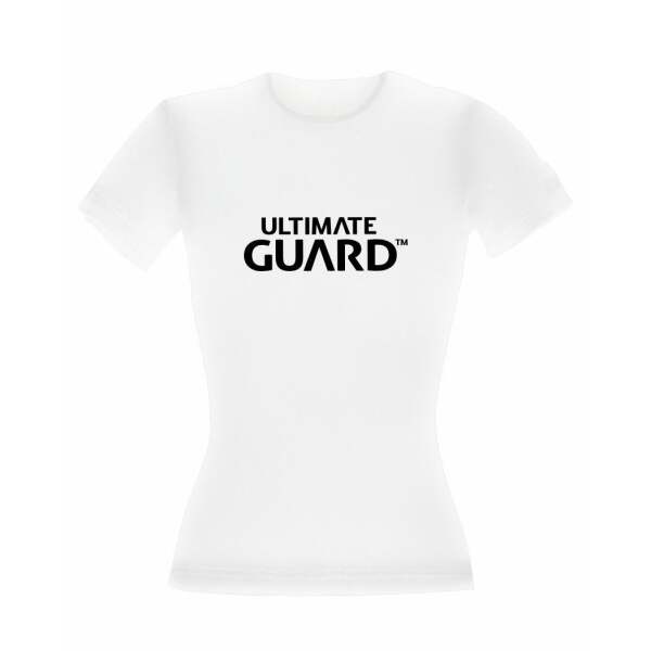 Ultimate Guard Camiseta Chica Wordmark Blanco talla XXL - Collector4U