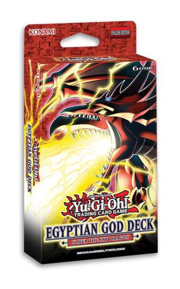 Yu-Gi-Oh! Display Egyptian God Deck: Slifer the Sky Dragon (8) *INGLÉS*