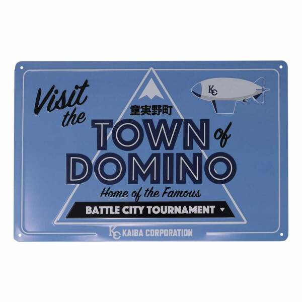 Yu-Gi-Oh! Placa de Chapa Domino Town - Collector4U.com