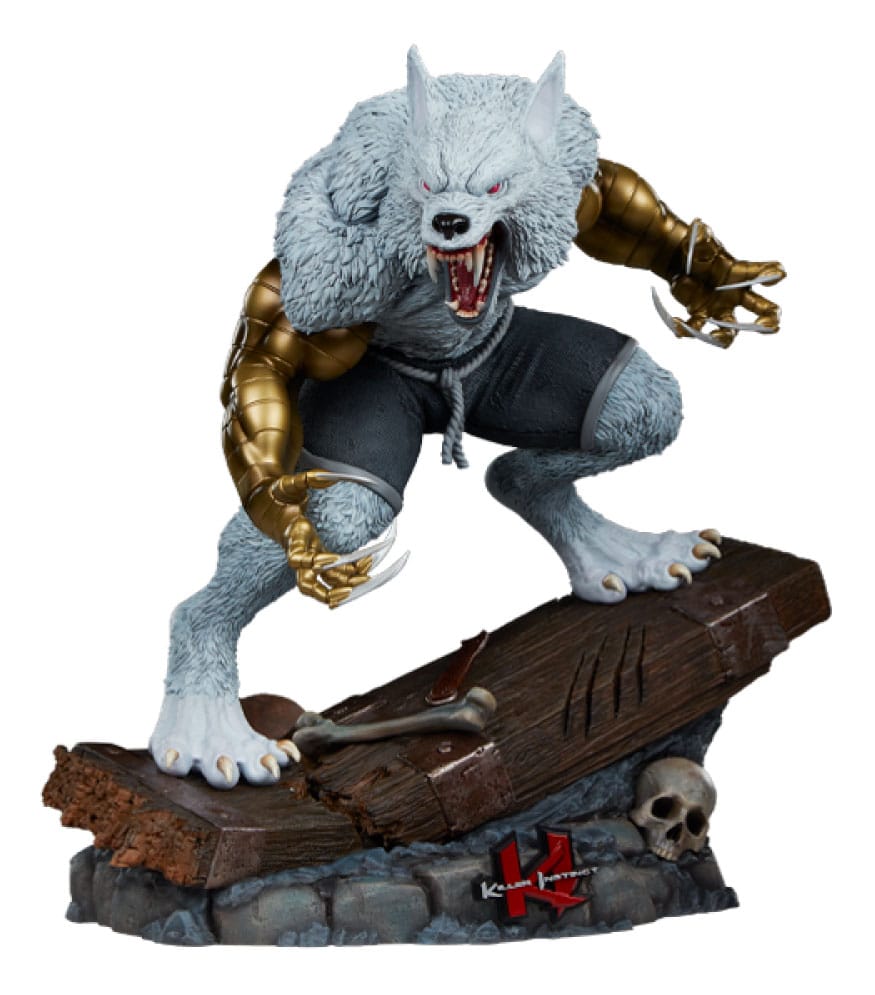 Killer Instinct Estatua 1/4 Sabrewulf (White Wolf) 44 cm