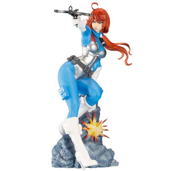 G.I. Joe Bishoujo Estatua PVC 1/7 Scarlett 25th Anniversary Sky Blue Color Ver. 23 cm