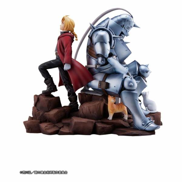 Fullmetal Alchemist: Brotherhood Estatua PVC Edward Elric & Alphonse Elric Brothers 24 cm