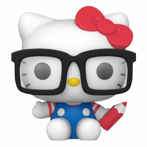 Hello Kitty Figura POP! Sanrio Vinyl Hello Kitty Nerd 9 cm