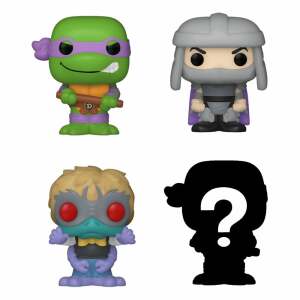 Les Tortues ninja Pack de 4 Figuras Bitty POP! Vinyl Donatello 2,5 cm