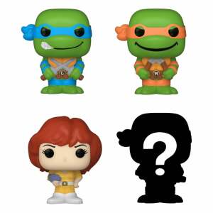 Les Tortues ninja Pack de 4 Figuras Bitty POP! Vinyl Leonardo 2,5 cm