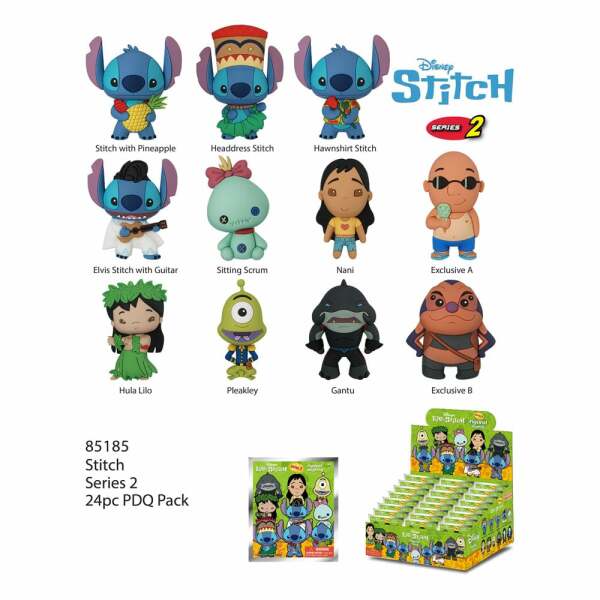 Lilo & Stich Colgantes PVC Stich Series 2 Expositor (24)