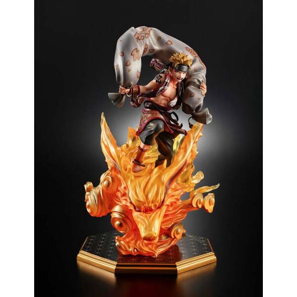 Naruto Shippuden Estatua PVC Precious G.E.M. Series Naruto Uzumaki Wind God 28 cm