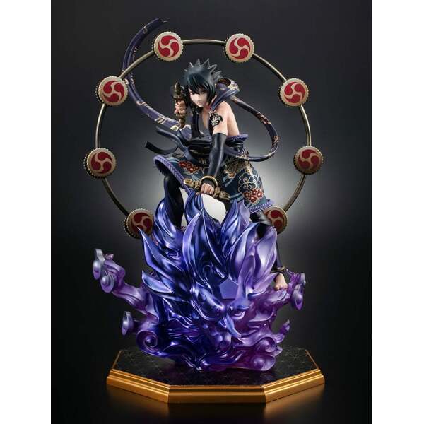 Naruto Shippuden Estatua PVC Precious G.E.M. Series Sasuke Uchiha Thunder God 28 cm