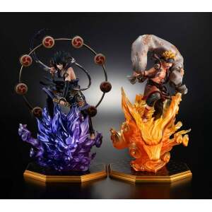 Naruto Shippuden Estatuas PVC Precious G.E.M. Series Naruto Uzumaki Wind God & Sasuke Uchiha Thunder God 28 cm - Collector4U