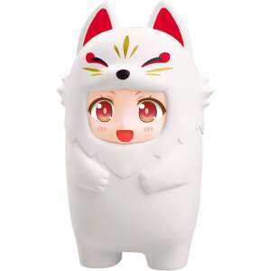 Nendoroid More Accesorios para las Figuras Nendoroid Kigurumi Face Parts Case White Kitsune 10 cm