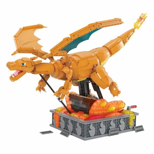 Pokémon Kit de Construcción Mega Construx Charizard con Movimiento 30 cm