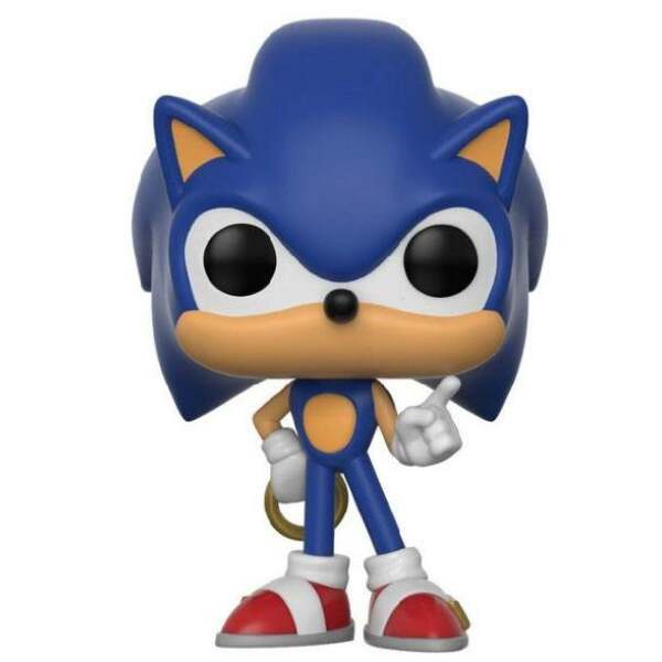 Sonic The Hedgehog POP! Games Vinyl Figura Sonic (Ring) 9 cm