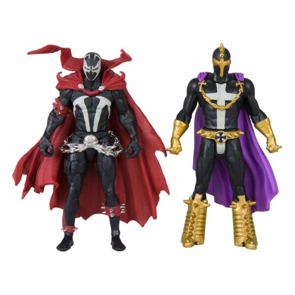 Spawn Pack de 2 Figuras & Cómic Spawn & Anti-Spawn (Spawn #1) 8 cm Surtido (6)