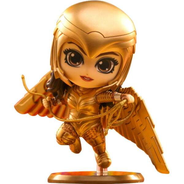 Wonder Woman 1984 Minifigura Cosbaby (S) Golden Armor Wonder Woman (Flying Version) 10 cm