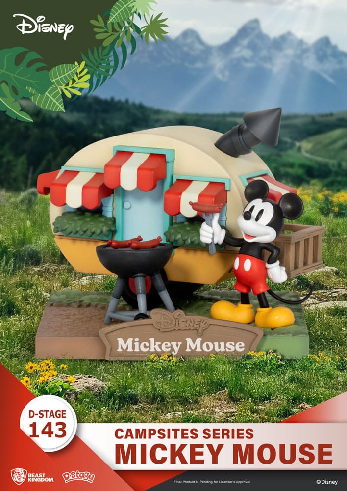 Disney Diorama PVC D-Stage Campsite Series Mickey Mouse 10 cm - Collector4U