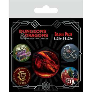 Dungeons & Dragons Pack 5 Chapas Movie - Collector4U