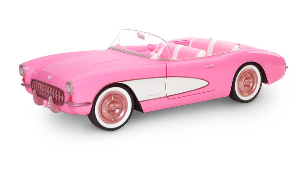 Barbie The Movie Vehículo Pink Corvette Convertible